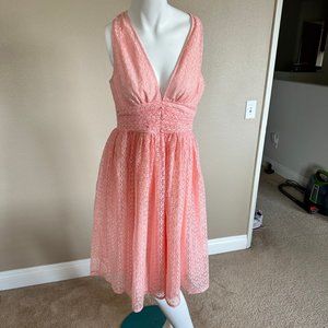 Area Stars Pink Lace Dress
